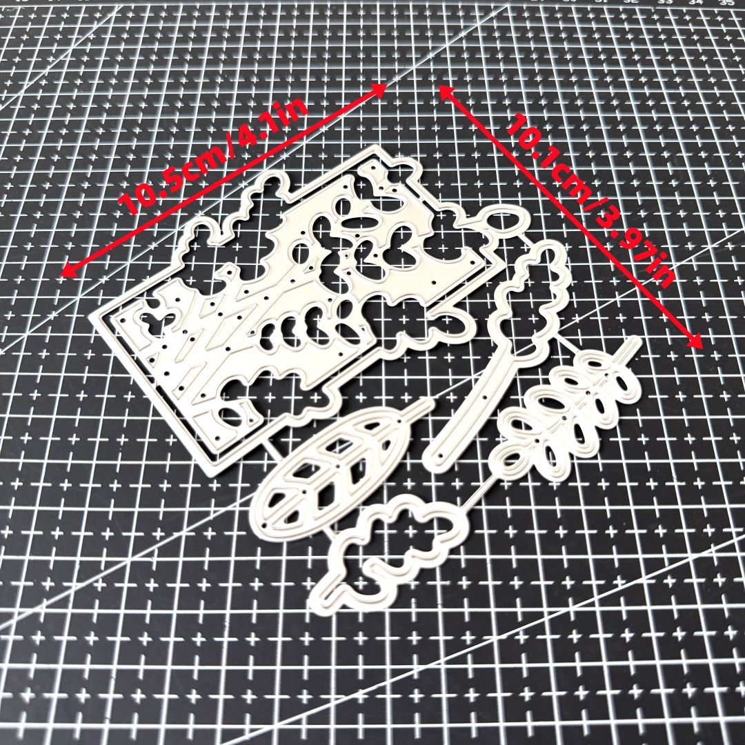 TEMU 2026 Clear Stamps And Metal Cutting Dies For Diy Scrapbooking Photo Album Decorative, Crafts For Diy Card Making, New Style