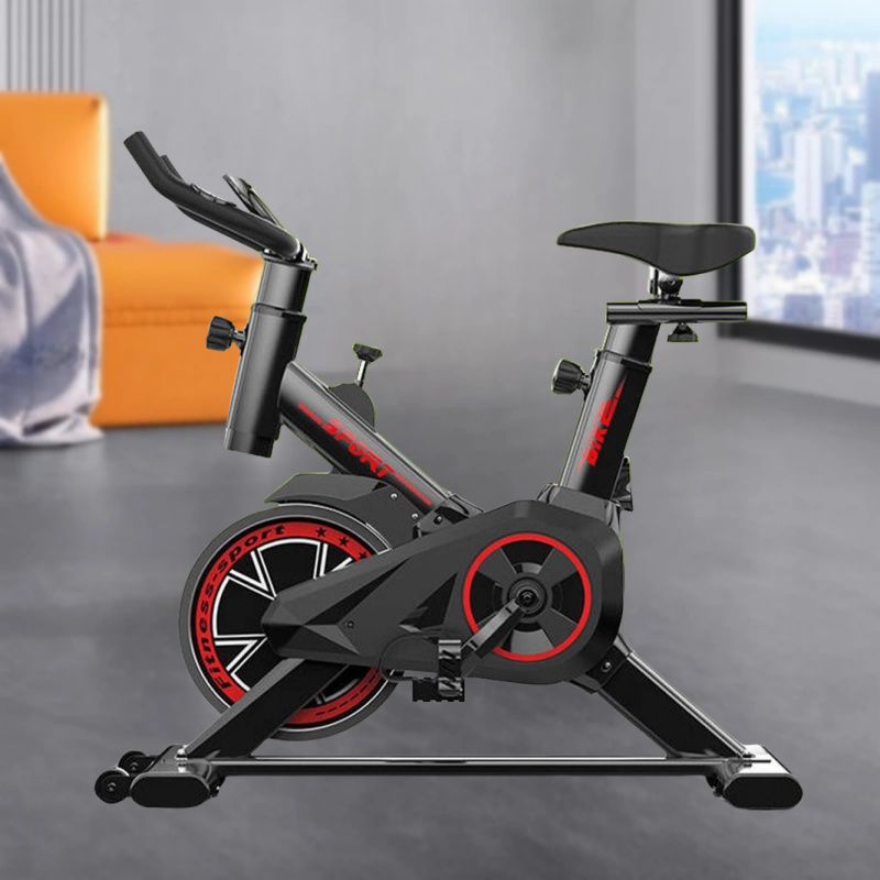 Silent Premium Spin Bike! Gift Edition, the Top -Burning Choice for Office Workers and Home Use: This Spin Bike Is an Incredibly Thoughtful Gift for Both Men and Women, an Essential Exercise Pedal Fitness Equipment for Office Workers! It Allows You