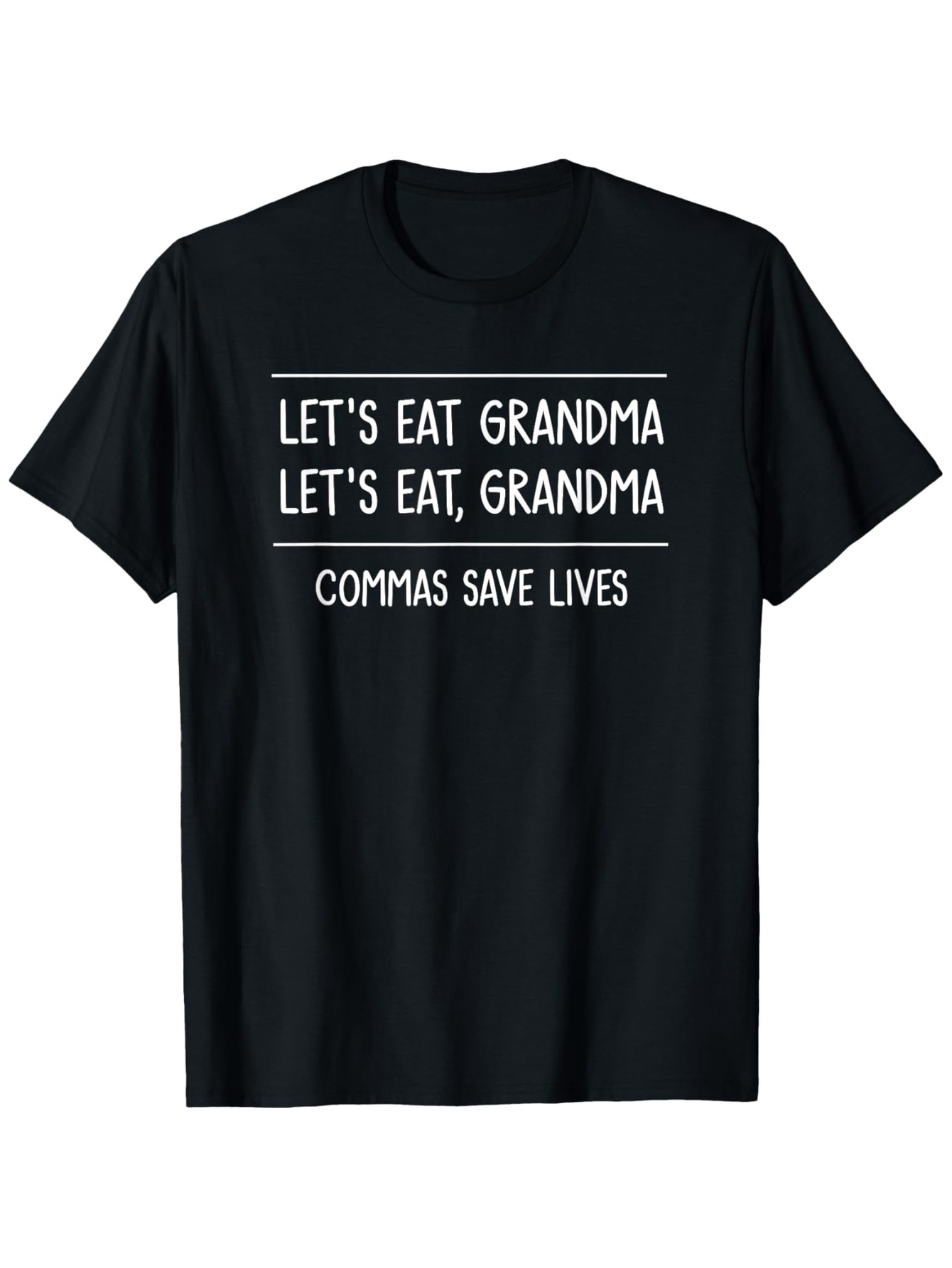 funny marks to save lives grammar t-shirt-220g Today's Deals