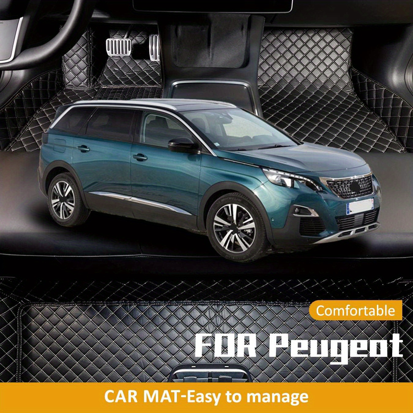 TEMU For Peugeot (7 Seats) 5008 (7-seater) â Car Floor Mats With Full Coverage Design, For Your Vehicle, Durable And Easy To Clean