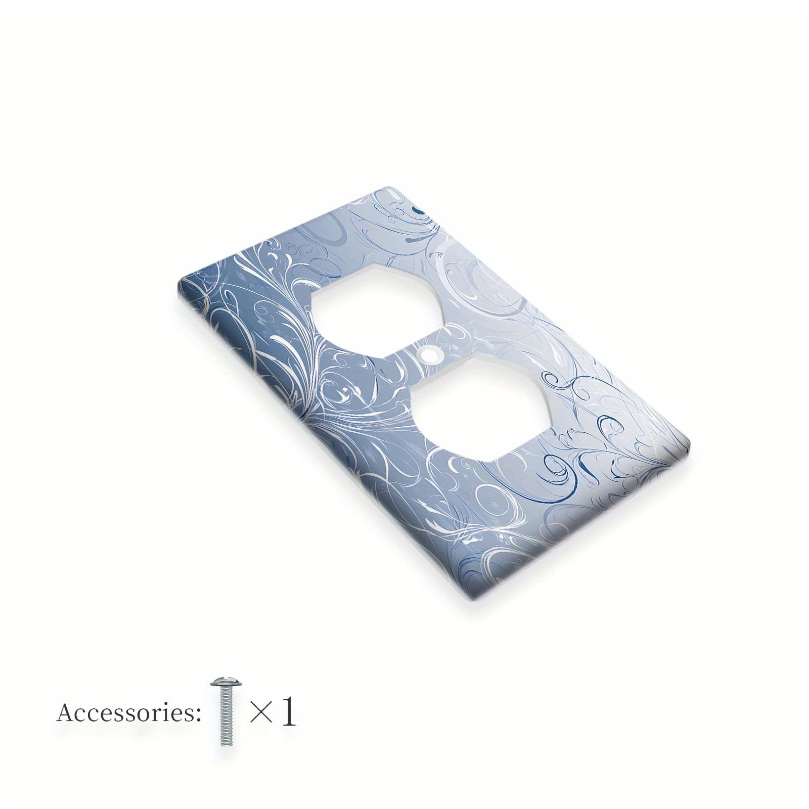 TEMU 1pc Light Switch Cover Decorative Light Switch Plate Decorative Ornate Light Switch Plate Wall Decor Decorative Wall Plates For Home Bathroom