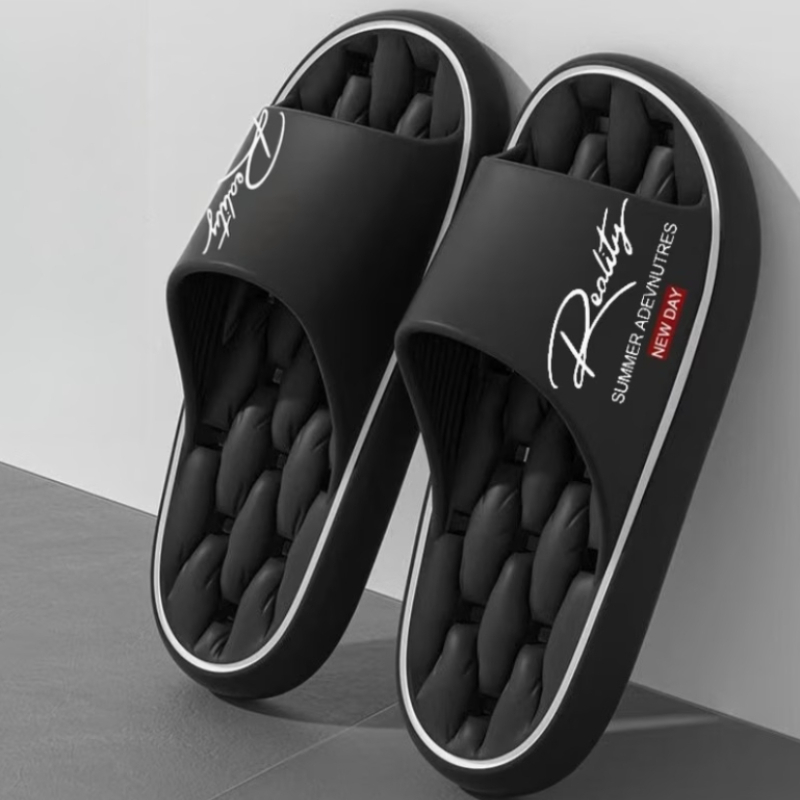 TEMU Unisex 3color Non-slip Slippers For Indoor And Outdoor Use - Durable Eva Sandals With Arch Support, House Footwear For Home, Hotel, And Spa,