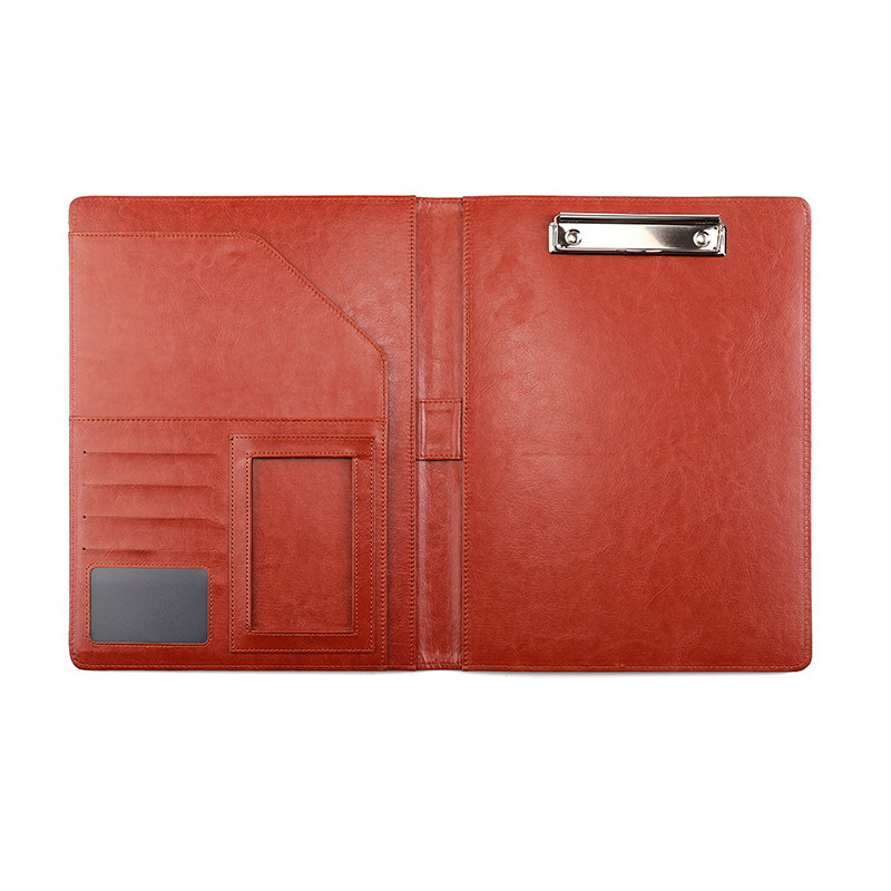 1pc A4 Binder - High Capacity, Faux Leather, In Red Office Document Organizer, Ideal For Everyday Tasks, Office Document Storage | Contemporary Office Supplies