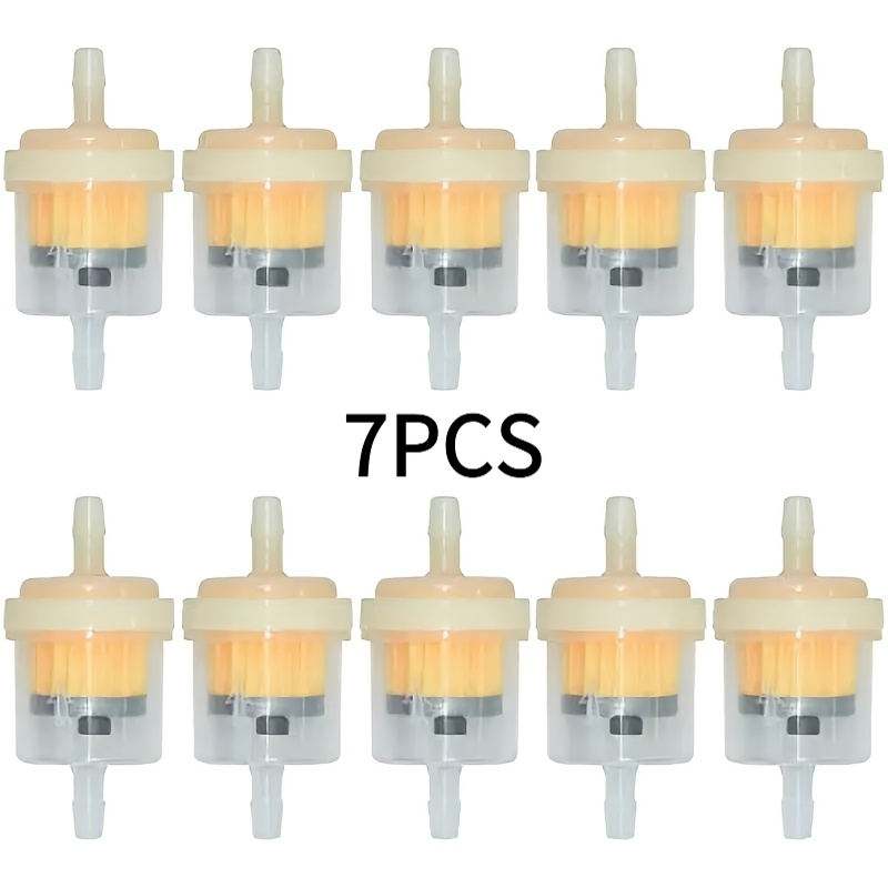 TEMU About 7/17 Universal Inline Fuel Filters With Magnet For Motorcycles Atv Go Karts Accessories 3/ 16inch