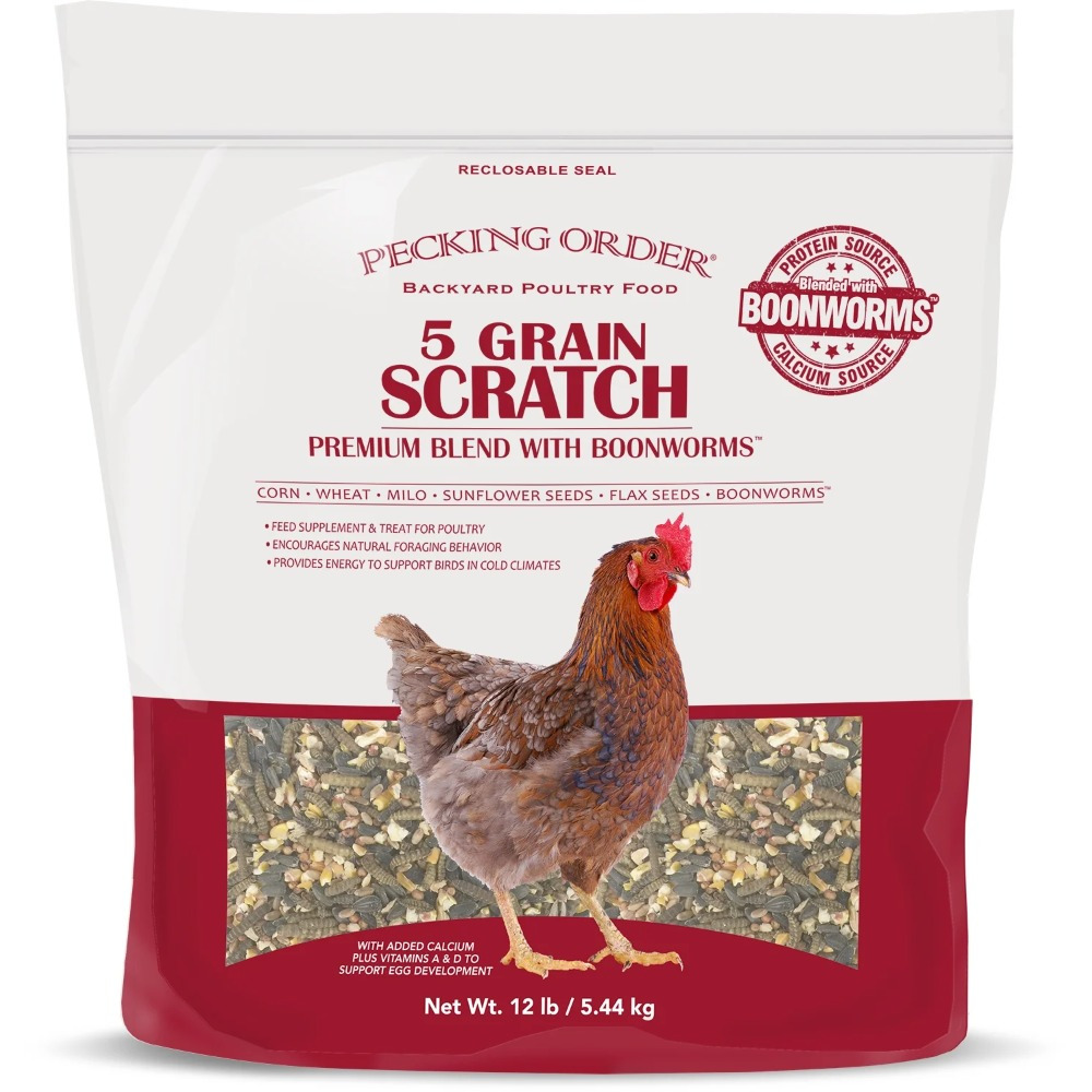 

Premium 12lb Chicken Feed - With Corn, Wheat, Milo, Black Oil Sunflower & -3 For High Protein & Content