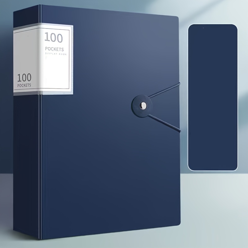 TEMU Organizzatore di documenti con fibbia A4 tasche per la conservazione di documenti di controllo della , da ufficio, archivi di trasparenti e