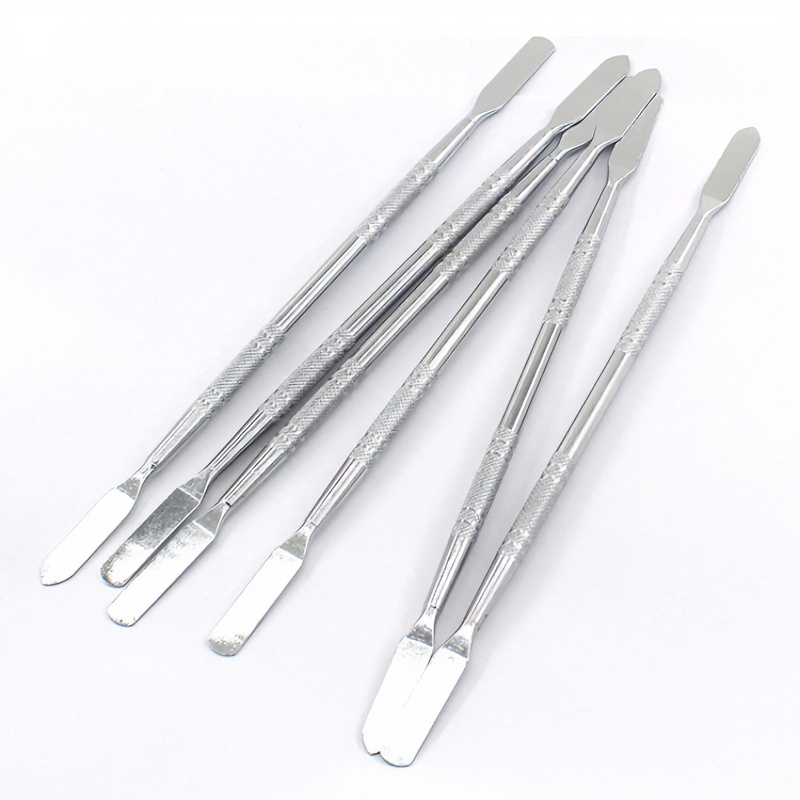 TEMU 6pcs Phone Repair Double-head Pry Bar: Non-slip Handle Metal Opening Spudger Tool For Screen& Back Cover Removal