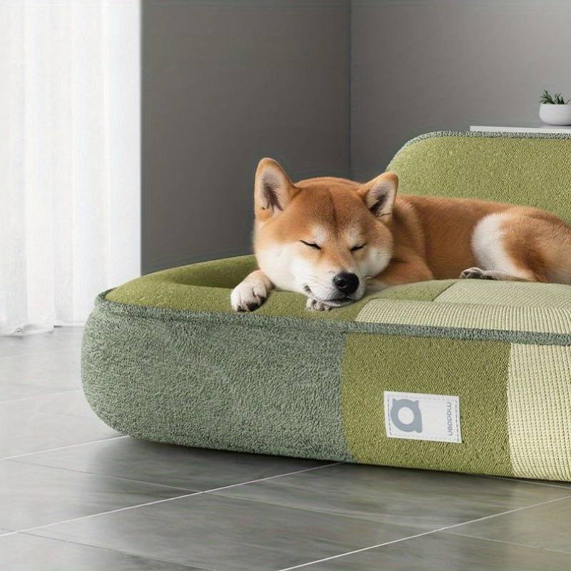 dog sofa bed removable washable cover soft pet bed with cushioned interior   couch for small medium dogs easy clean indoor outdoor use   Product details 6
