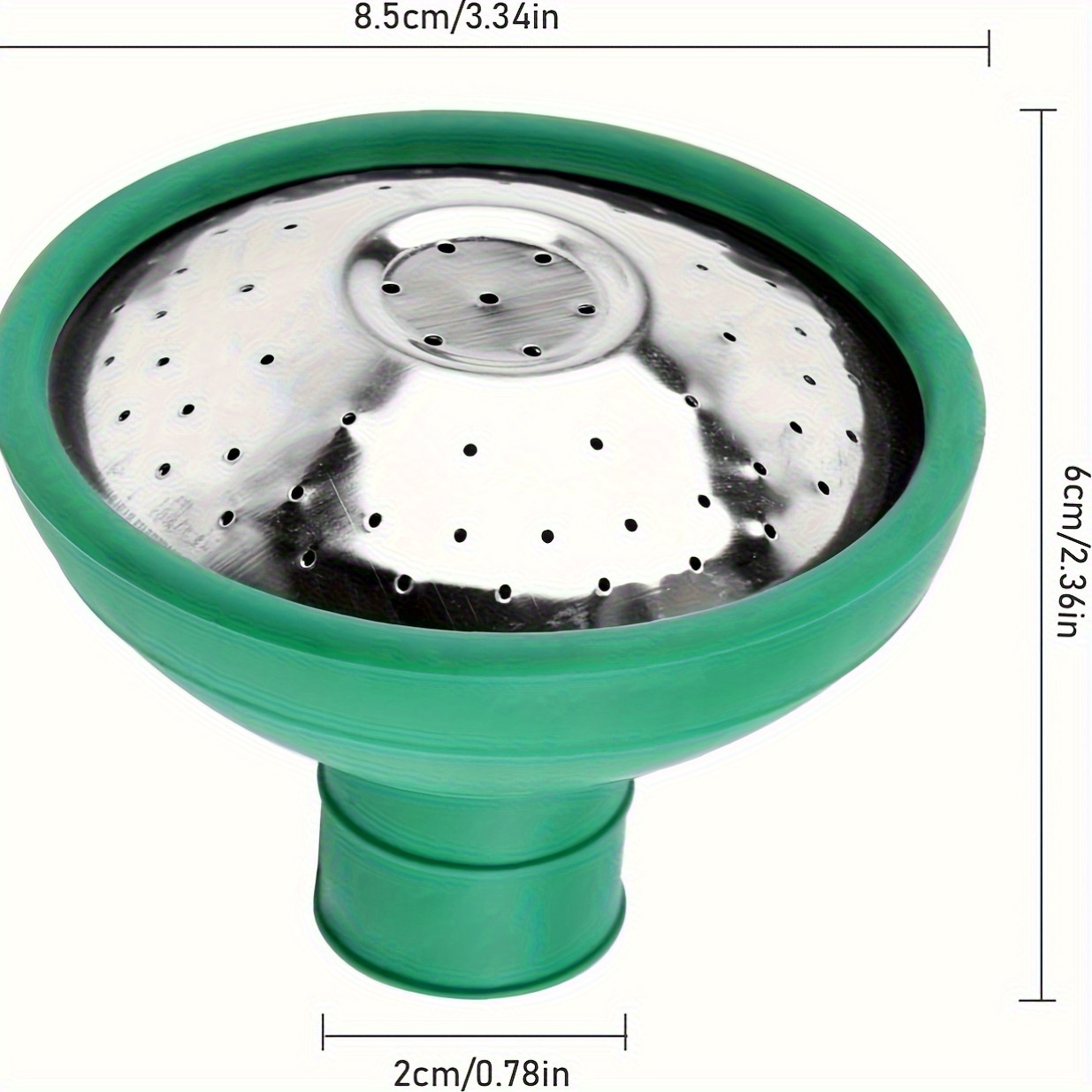 TEMU Tutore Universale con Testina a Rosa Sostitutiva per Annaffiatoio, per Interni ed Esterni, Piante da Giardino, Materiale Plastico, Nebulizzatore