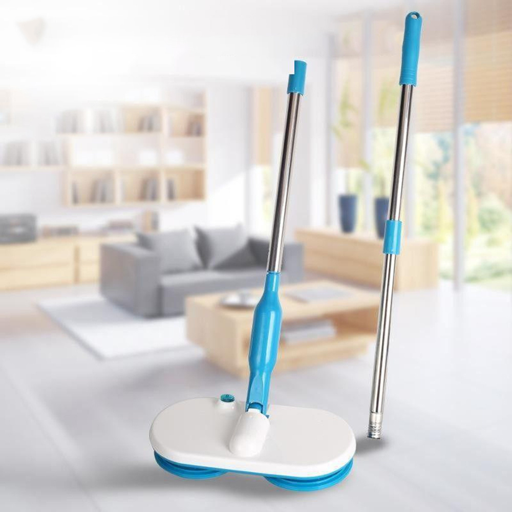Mop With Double Swivel Heads For Wood Tile Ceramic Glass, Suitable For Floor Surfaces