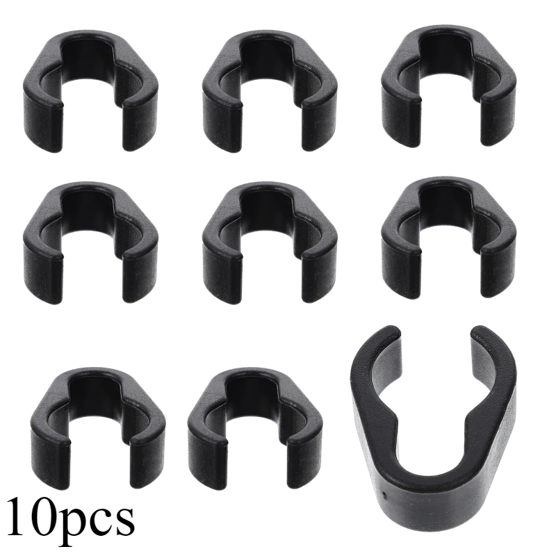 TEMU Soporte para cable de soporte de micrófono de plástico ABS para asegurar cables pequeños