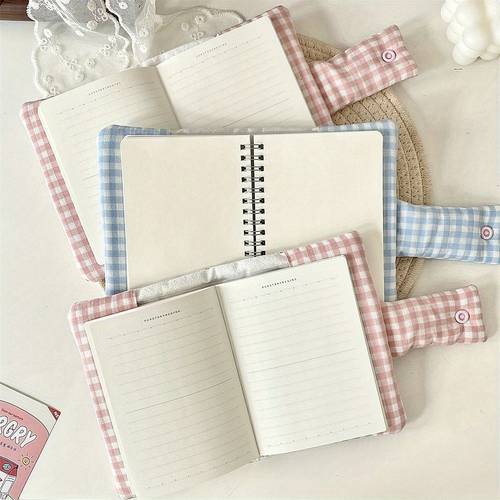 fabric floral patterns notebook lovely stain resistant multipurpose diary protective cover aesthetic detachable diary floral print diary book office supplies