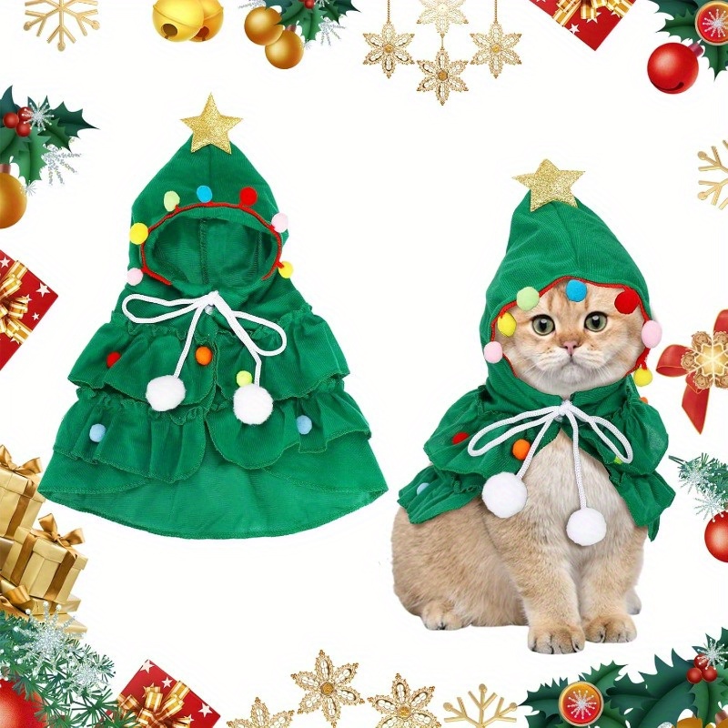 

1pc Christmas Pet , Dog Hat, Knitted Polyester Dog Outfit For Small , , , Pet Party Supplies