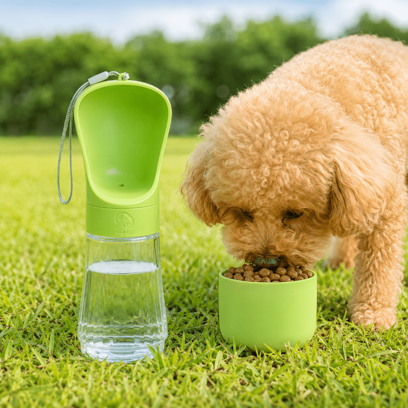 Customizable Portable Pet Water Cup with Custom Images and Names