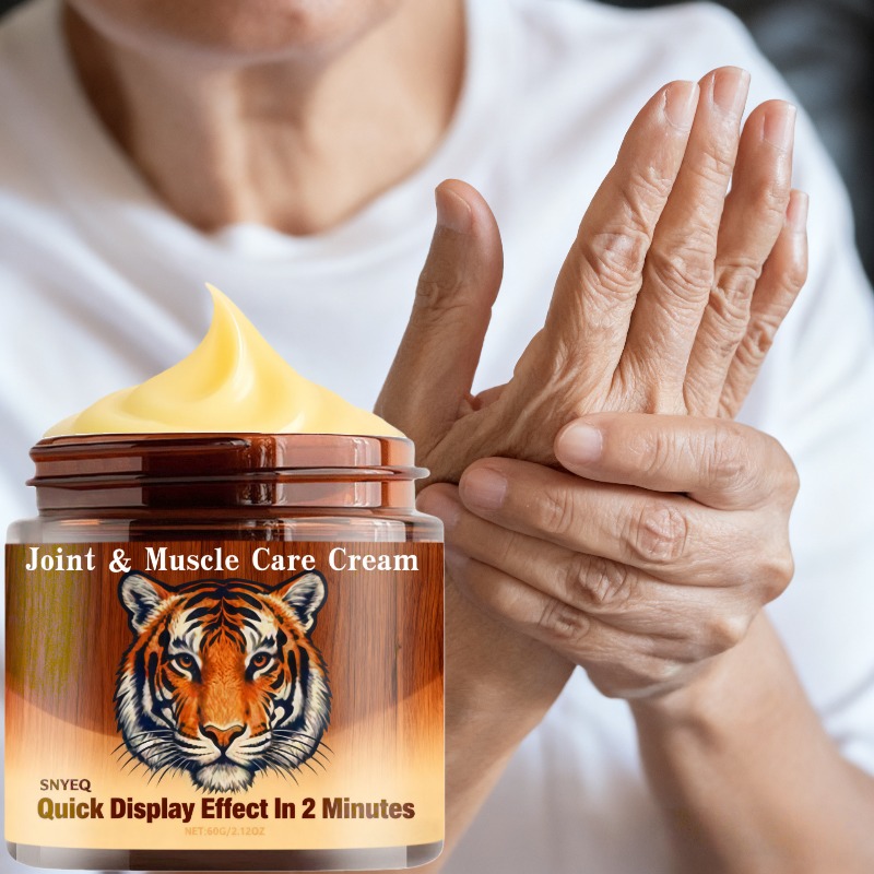 Joint & Muscle Care Cream - Herbal Formula for Fast Absorption, Moisturizing & Quick Effect, Non-Greasy Formula, Stick to Use More, All-Day & Night Use, 60G/2.12Oz, Muscle Care Cream, Joint Skin Care Cream