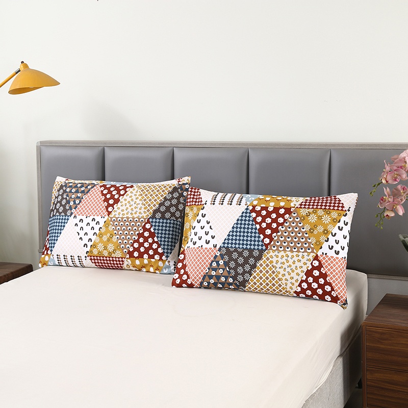 TEMU 2pcs Brushed Plant Print Pillowcases, - Set Includes: 2 Pillowcases, No Pillow Inserts