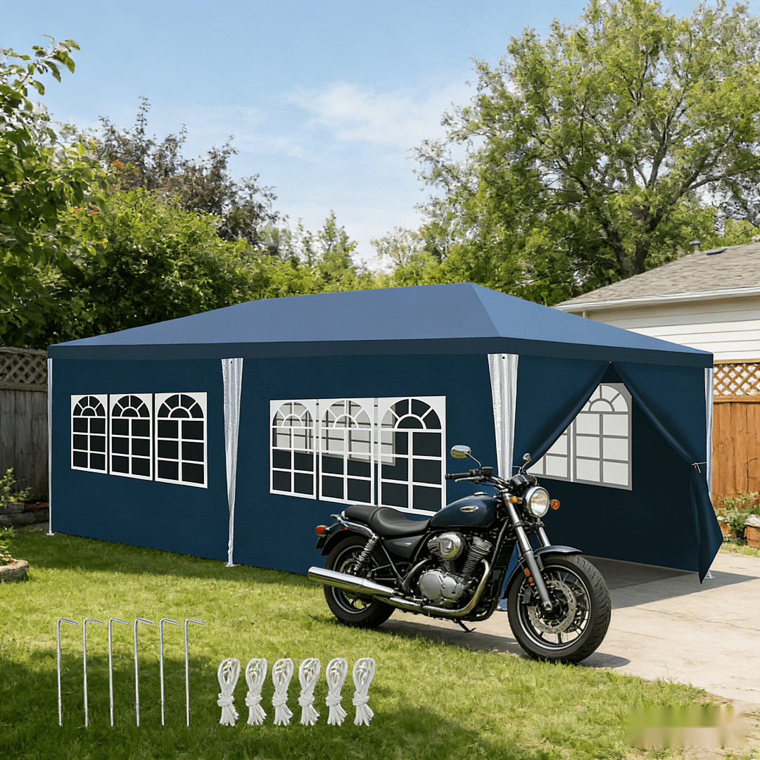 Terrace Tent Attached Professional Solid Barbecue With Sides Garden Gazebo Party Tent Club Tent Garden Garden Tent Outdoor Tent Market Stall Event Tent Coating