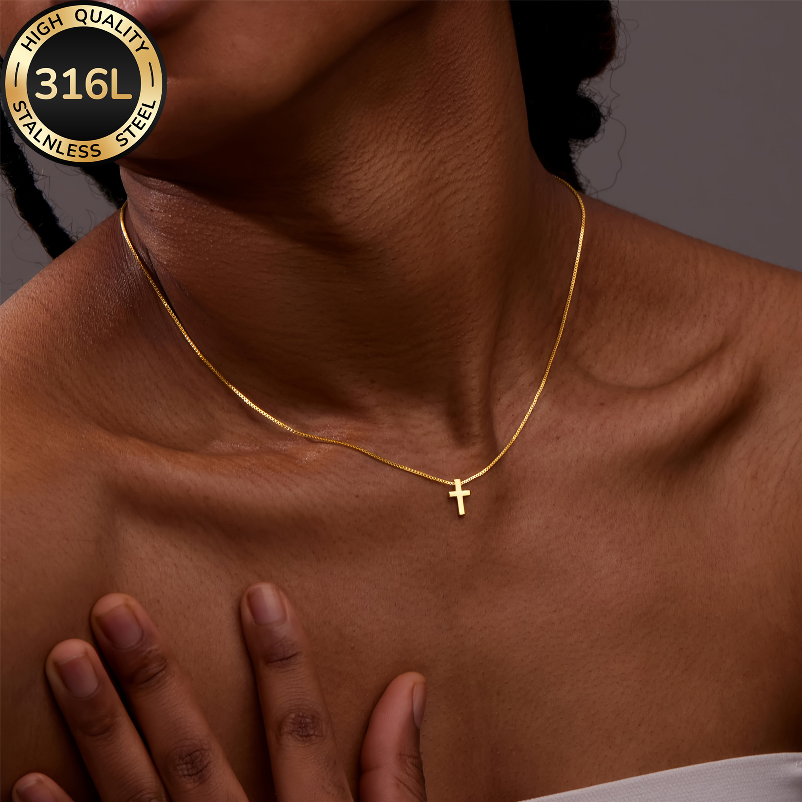 Women's Cross Necklace — Elegant Gift for Special Occasions