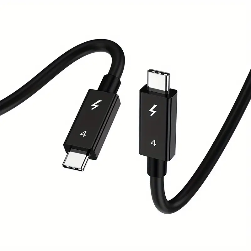 cabo coaxial , thunderbolt 4, tipo c para tipo c, 40 , pd, , carregamento rápido, , 6 pcie masculino para masculino, para , iphone, ipad, detalhes 11