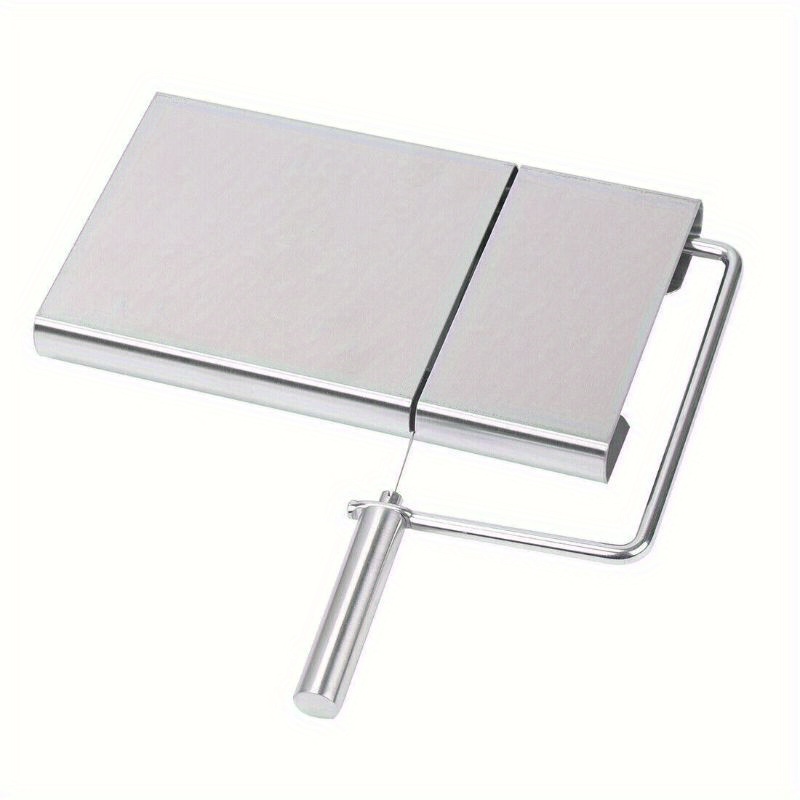 TEMU Board With Cutting Handle Cheese Slicer Butter Cutter Stainless Blade For Slices Durable Kitchen Tool For Cutter