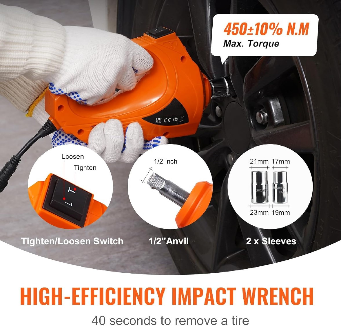 5 ton electric car jack with hydraulic impact wrench built in inflatable pump portable heavy duty iron lift for suv sedan truck tires led light   6 functions 11023 lbs capacity electric jack for car tire changing tool multifunctional tool durable   details 5