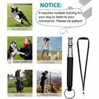 1pc technology with black lanyard professional silent anti barking training device for pets for effective bark control and neighbor whistle durable metal construction dog training whistle