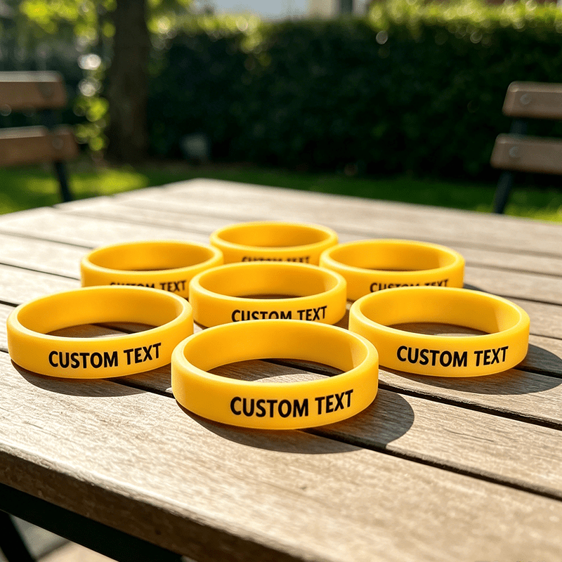 126pcs Pack Waterproof Silicone Wristbands for Events