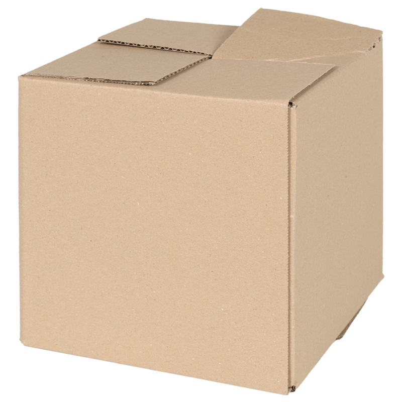 TEMU 50pcs Folding Brown Cardboard Box 20x20x20cm, Storage And Organization, Storage Baskets, Storage Bins, Storage Bins With Lids, Storage