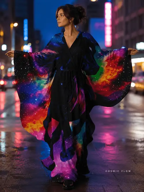 Beach Robe Pattern kimono plus size sold on Temu United States