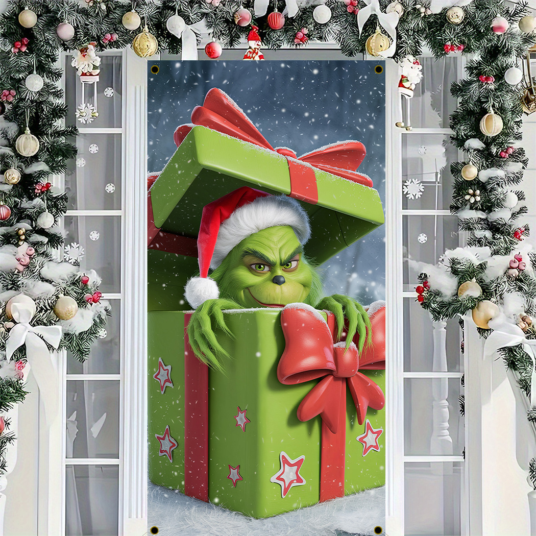 

Over-the- Christmas & Decoration - Polyester, No Batteries Required, Christmas Decor