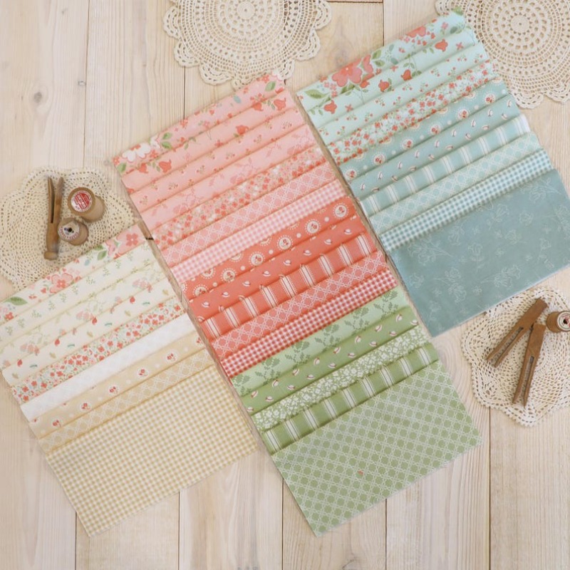 TEMU Pack Of 50pcs Of Plain Floral Fabric, Each Measuring 10x10 Cm (3.9x3.9 Inches), Pre-cut For . Perfect For Sewing, Suitable For Hand Sewing,