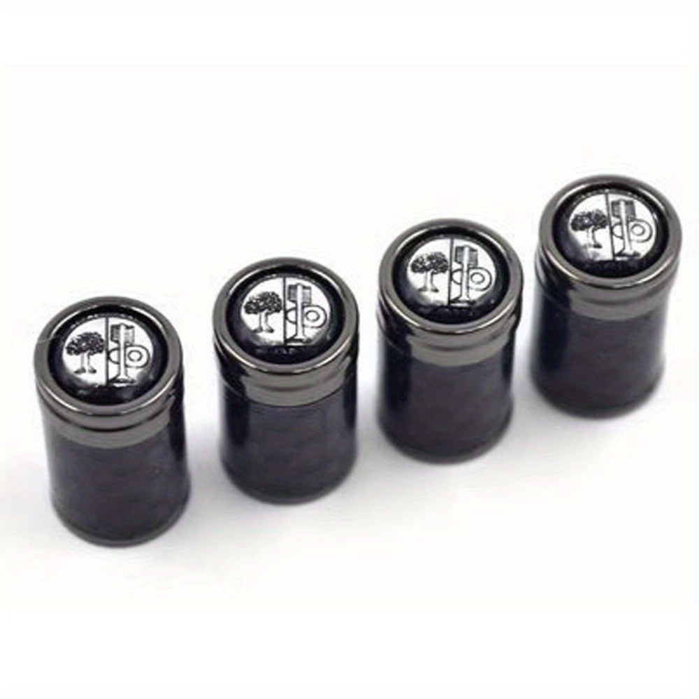 Image of 4pcs Carbon Rims For Tire Cap Valve Wheel Stem Cap Valve Stems Cover Air Valve Cap For Mercedes-benz