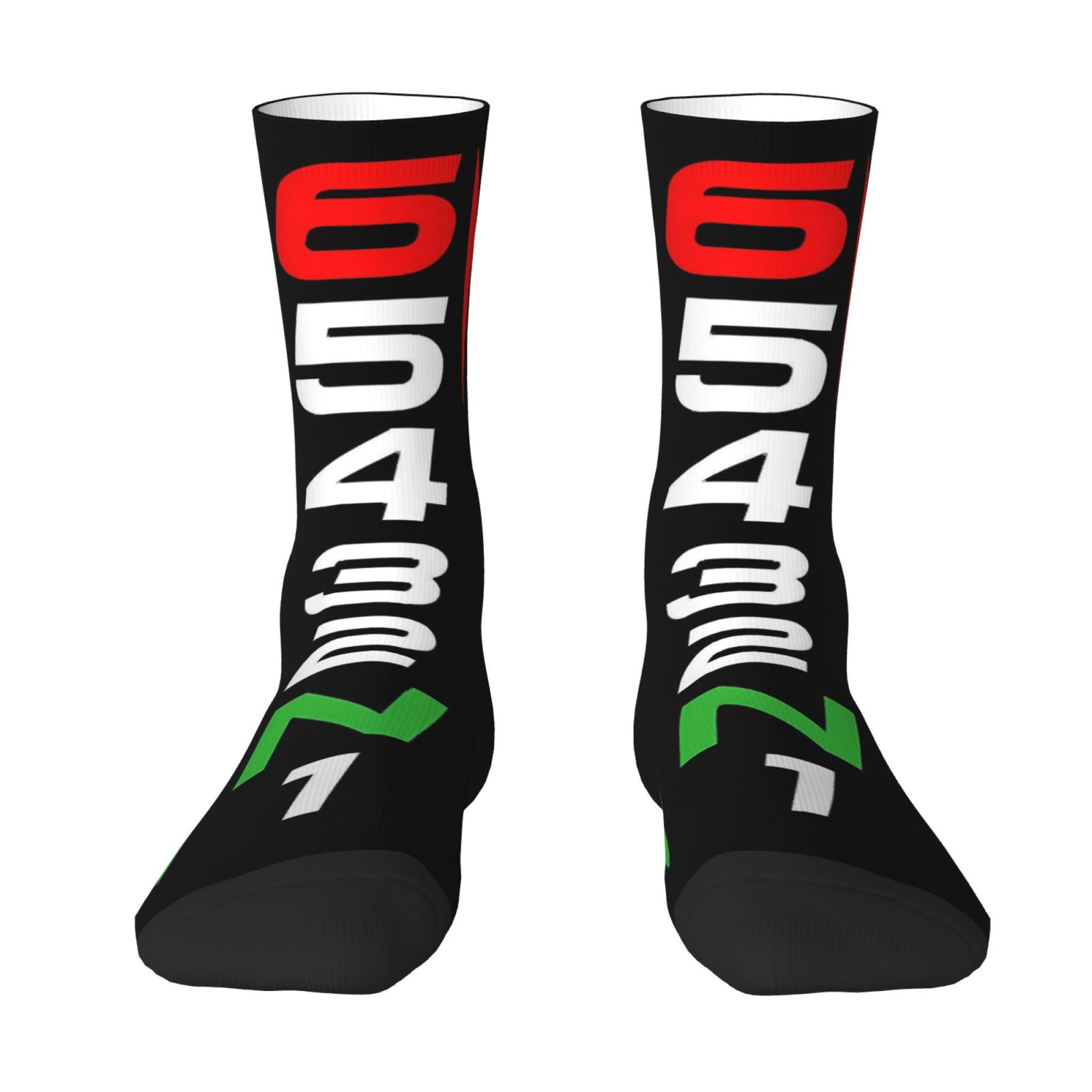 TEMU Motorcycle-themed Novelty Socks Suitable For , Dirt Bike Gift For , Full-body Motorbike Print, Outdoor Wear, Machine Washable Motorcycle For