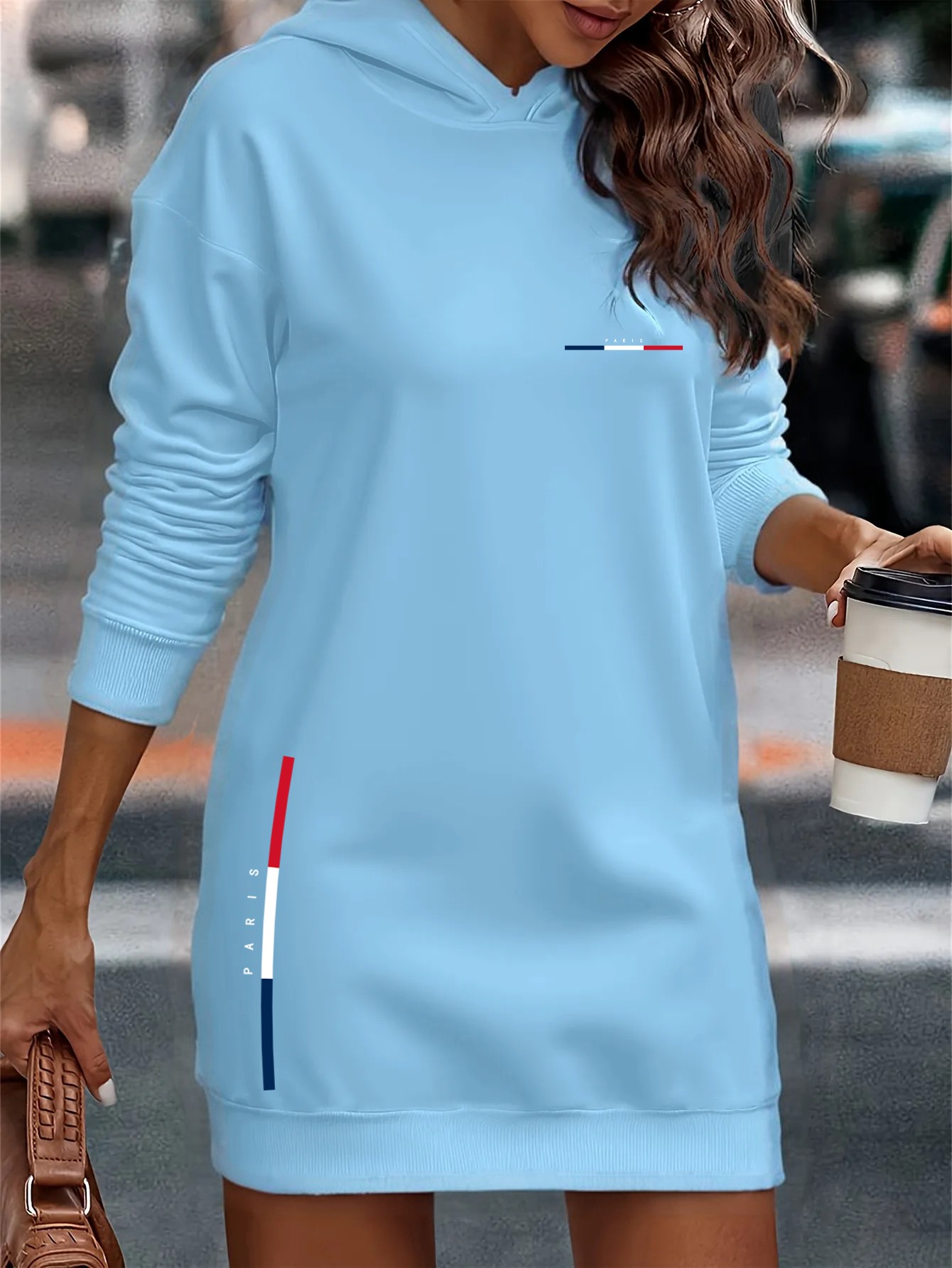 chinese dress ladies Women's Casual Sweater Midi Dress Long Sleeve Backless Loose Ribbed Kn –  Divahotcouture main image 0