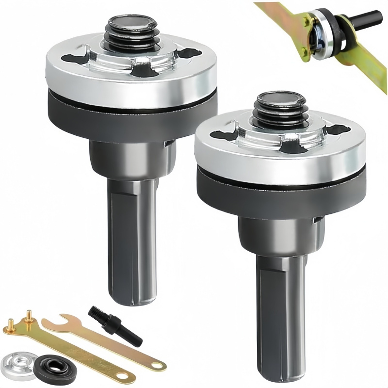 3-Piece Angle Grinder Extension Shaft Set – M5/8-11 Thread, 80/100/140mm Lengths For Polishers & Grinders