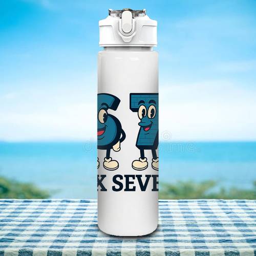 tétel kép 1 db Aranyos Panda, 750 ml/ 26 oz Műanyag Sport Vizespalack, Aranyos Nyomtatott Mintával, Szivárgásmentes Felugró Fedéllel, Alkalmas Szabadtéri Sportokhoz, Futáshoz, Ideális Ajándék Születésnapokra, Karácsonyra, Halloweenre, Hálaadásra