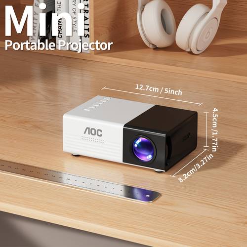 item picture Entry- | 240P Native & 1080P Support | Simple Plug-and-Play Movie Projector for Cozy Bedroom & First-Time