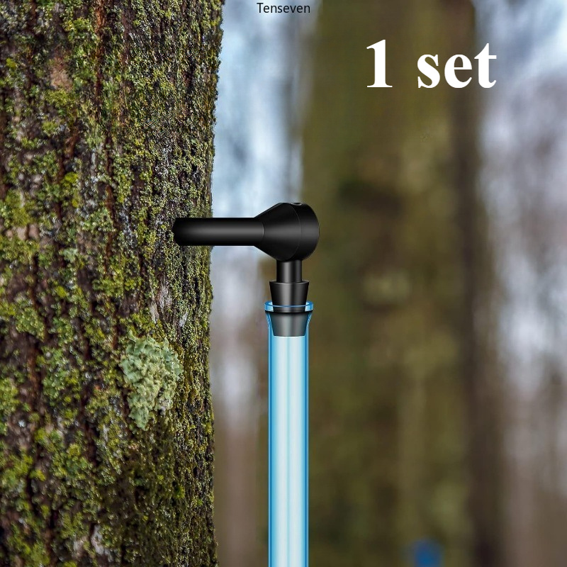 TEMU 1set/5set| Maple Syrup Tapping Kit Extractor, Upgraded Maple Faucet Set Including 1/5set Of Maple Syrup Faucets And Syrup Extraction Tubes,