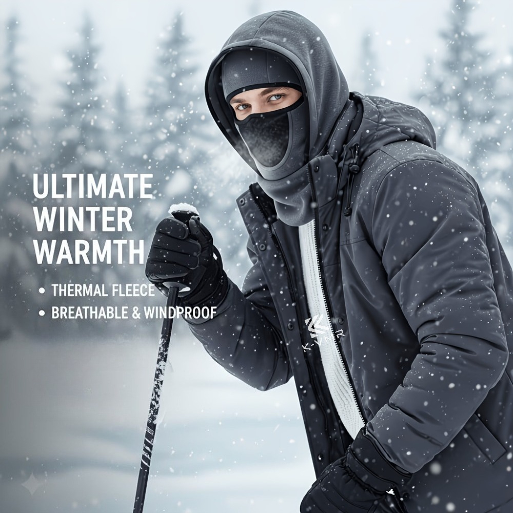 Men's & Women's Windproof Thermal Winter Hat, Ear Flap Design