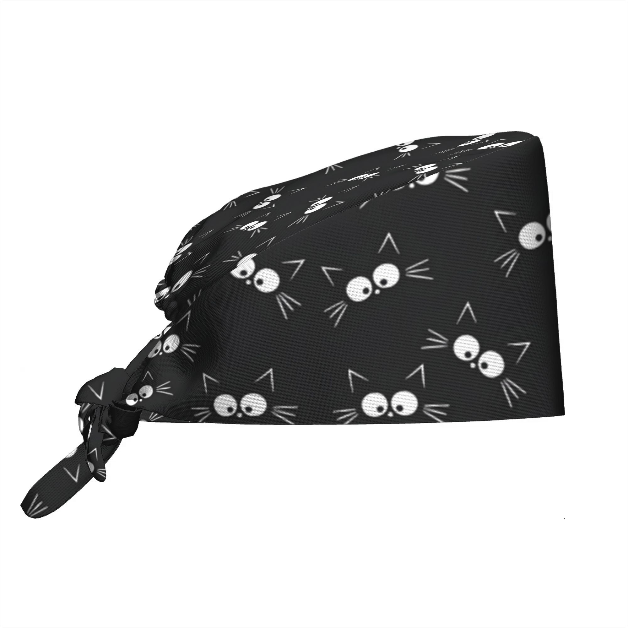 TEMU 1pc Of Black , Chef And Nurse Hats For Men And Women, Festive Additions, Creative Headscarves, An Gift Option