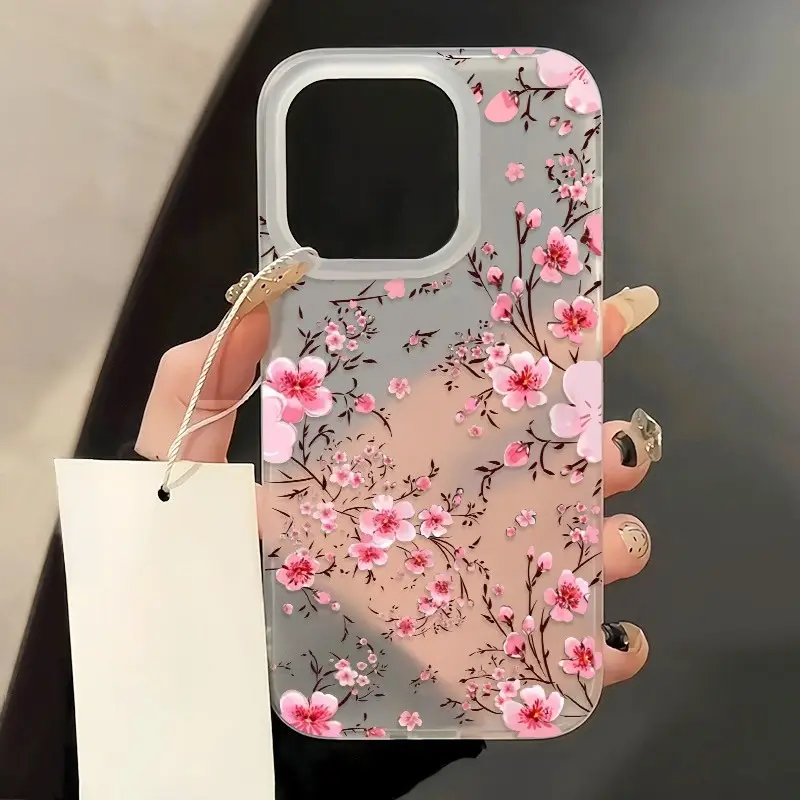 phone case a frosted transparent phone case a peach - Temu Mauritius phone case a frosted transparent phone case a peach - Temu Mauritius
