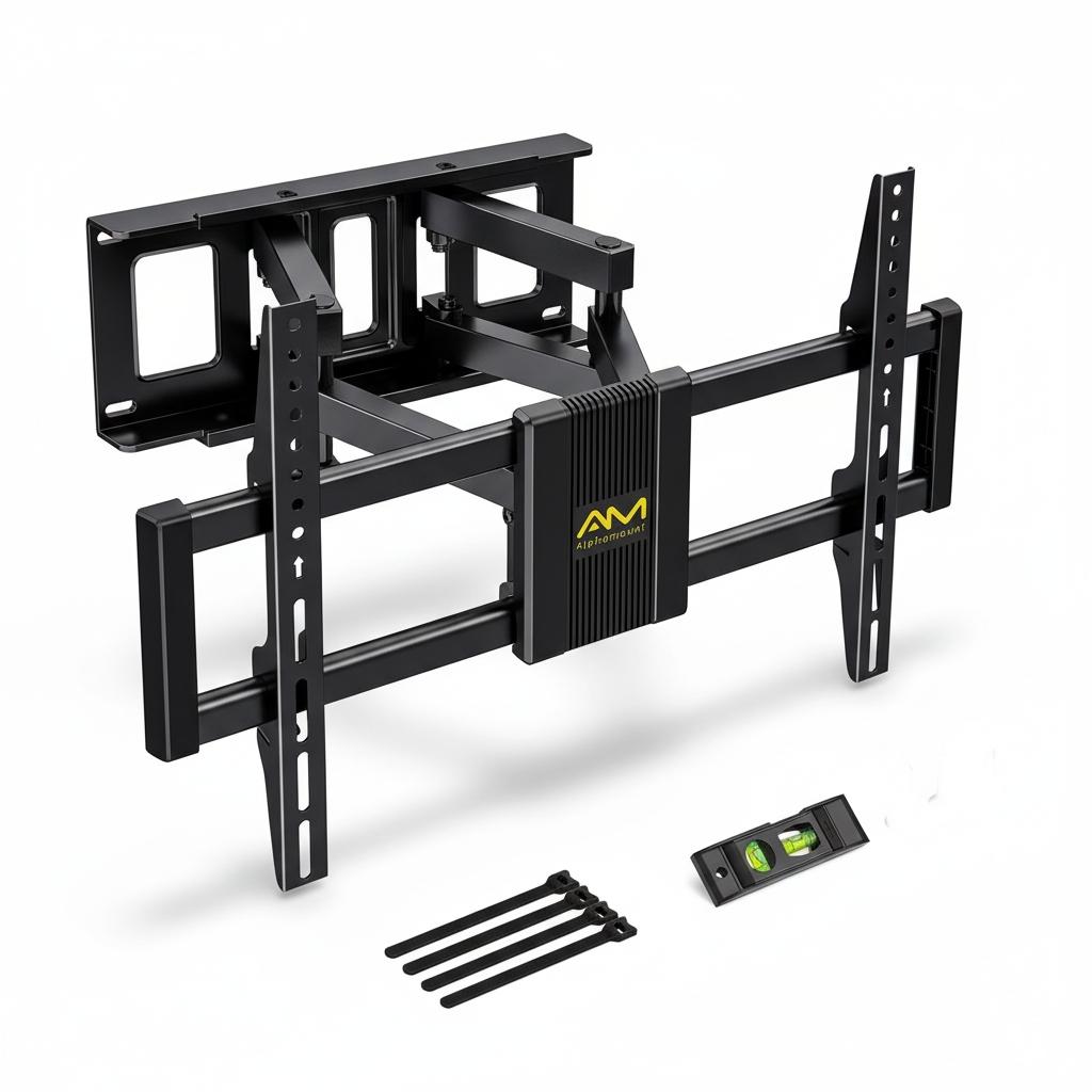 E-shop Schwenkbare TV-Wandhalterung für 37-80 Zoll Fernseher, neigbare ausziehbare TV-Wandhalterung, maximales Gewicht 45 kg, VESA 200x100 bis 600x400