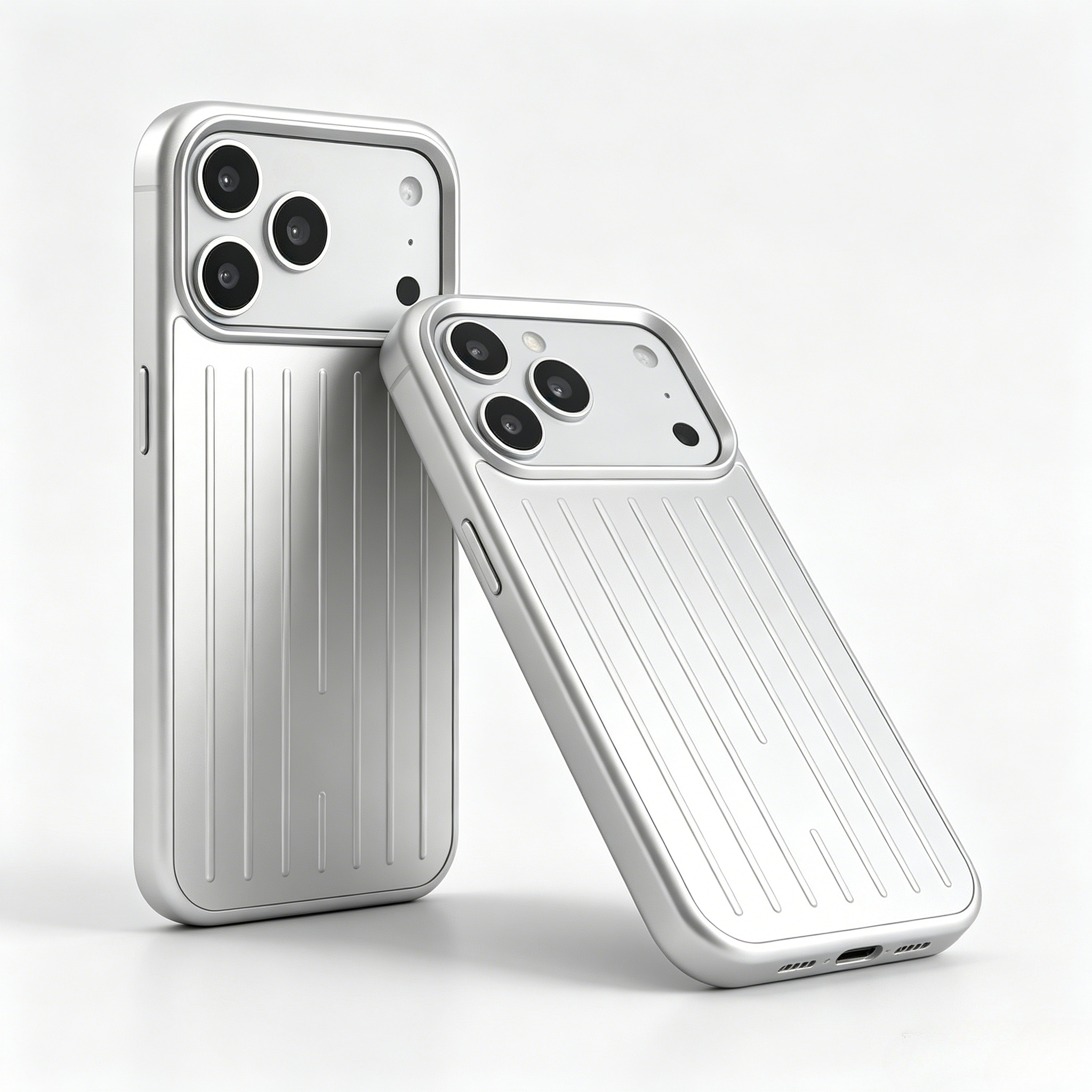 TEMU Phone Case: -look Case: Comfortable Grip With Luxurious 3d Striped Pattern, Suitable For Iphone 17 Pro Max/16/15/14/13 Pro, Drop-proof And