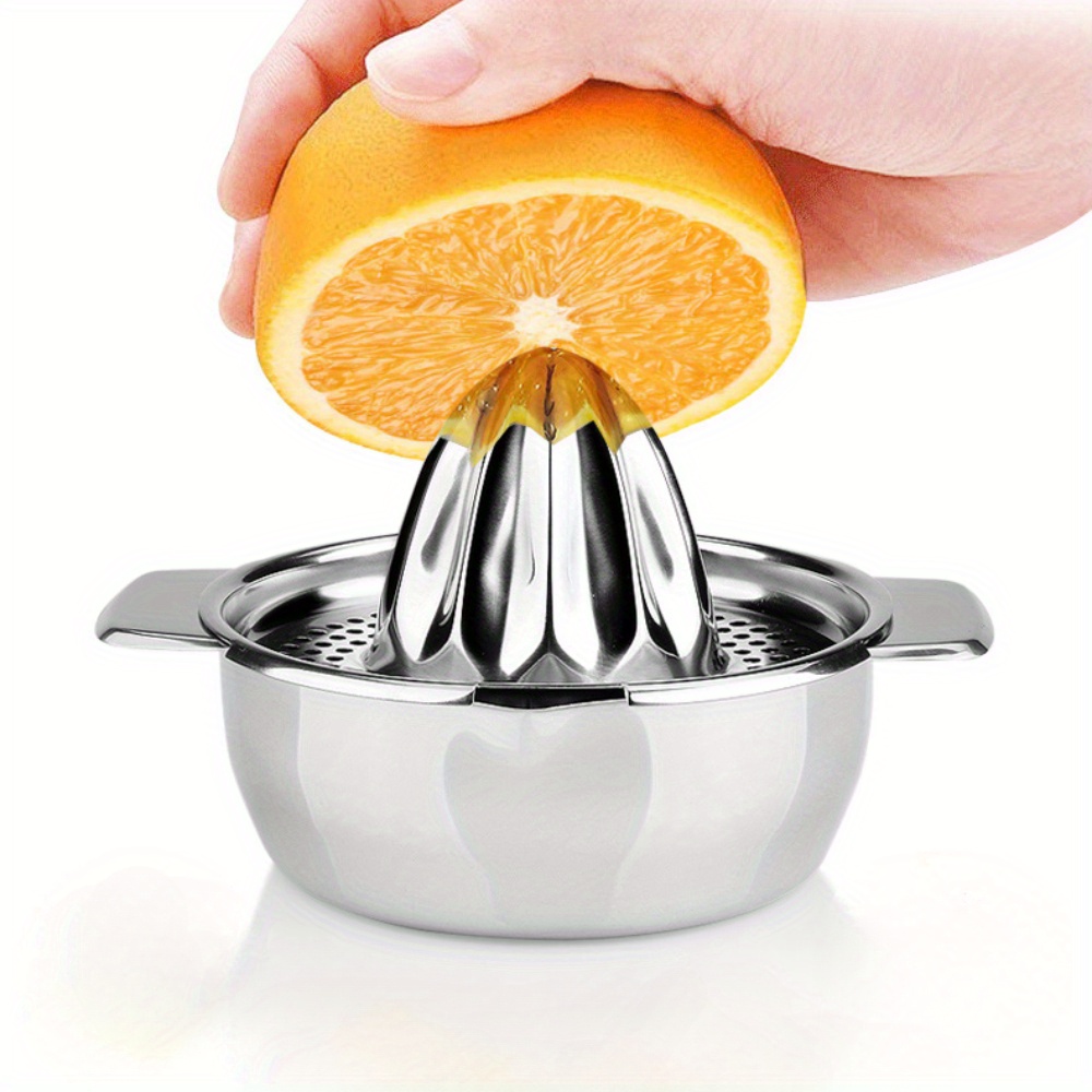 edelstahl ent er handgepresster kleiner tragbarer ent er manueller ent er obst   orange kaltgetränk   werkzeug mit filter