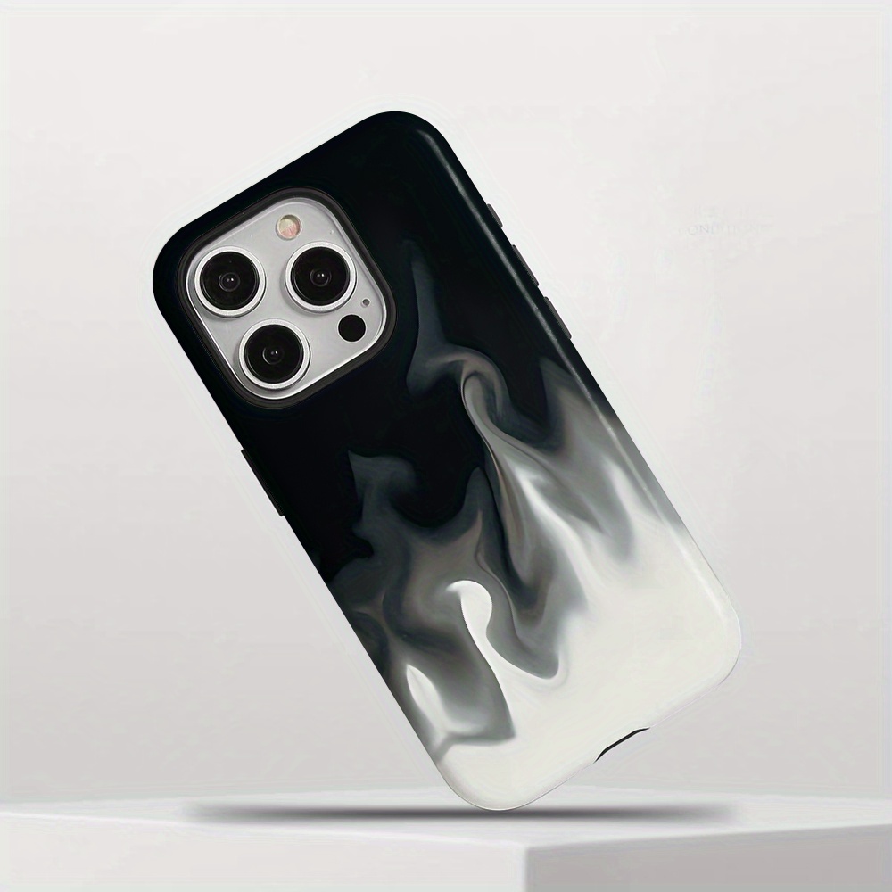 TEMU 2-in-1 Phone Cover, , Impact-resistant, Fashionable , Compatible With Iphone Models 16, 15, 14, 13, 12, 11, 8, 7, Plus, Pro, Max, Ideal For ,