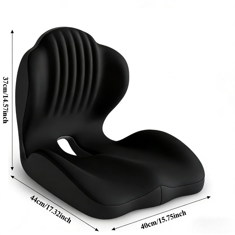 Ergonomic Memory Foam Seat Cushion with Lumbar and Back Support, Office Chair Cushion, Stool Cushion, Car Seat Cushion, Relieves Back Pain, Reduces Pressure, Perfect Gift for Parents and Friends