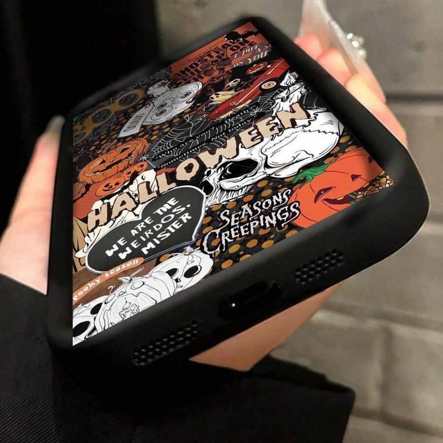 Fun Pumpkin Design Phone Case Made of TPU, Providing Shock Resistance And Protection for Iphone 11, 12, 13, 14, And 15 Models.