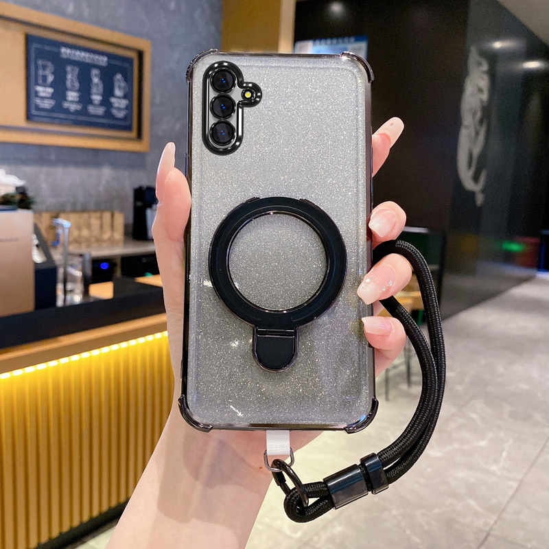 TEMU Phone Case: Suitable For Galaxy A36, Galaxy A56 Ultra-thin Stand Phone Case, Simple And Stylish Light , Wireless Charging Compatible,