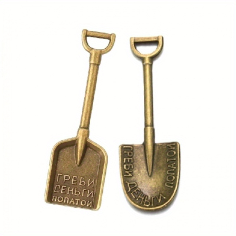 2pcs/set 1:12 Scale Dollhouse Miniature Shovel And Spade Pastoral Vintage Miniature Landscape Enthusiasts Miniature Toy Collection Dollhouse Accessory