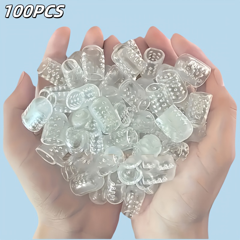 Image of 100pcs Set Of Toe Protection Caps, Breathable Patches, Suitable For Sports And Outdoor Activities, Post-manicure Care, Friction Reduction Pads